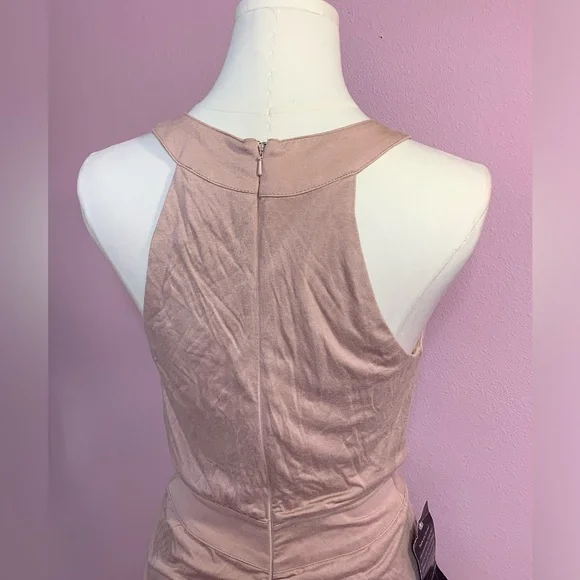 VTG bebe Blush Draped Mini Dress - Picture 5 of 14